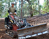 SmugMug > keywords > rica > John operates the Ditch Witch behind Zachi - they put in 1000' of singletrack this day